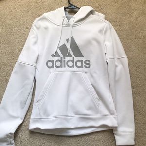 Adidas Hoodie!! White!!